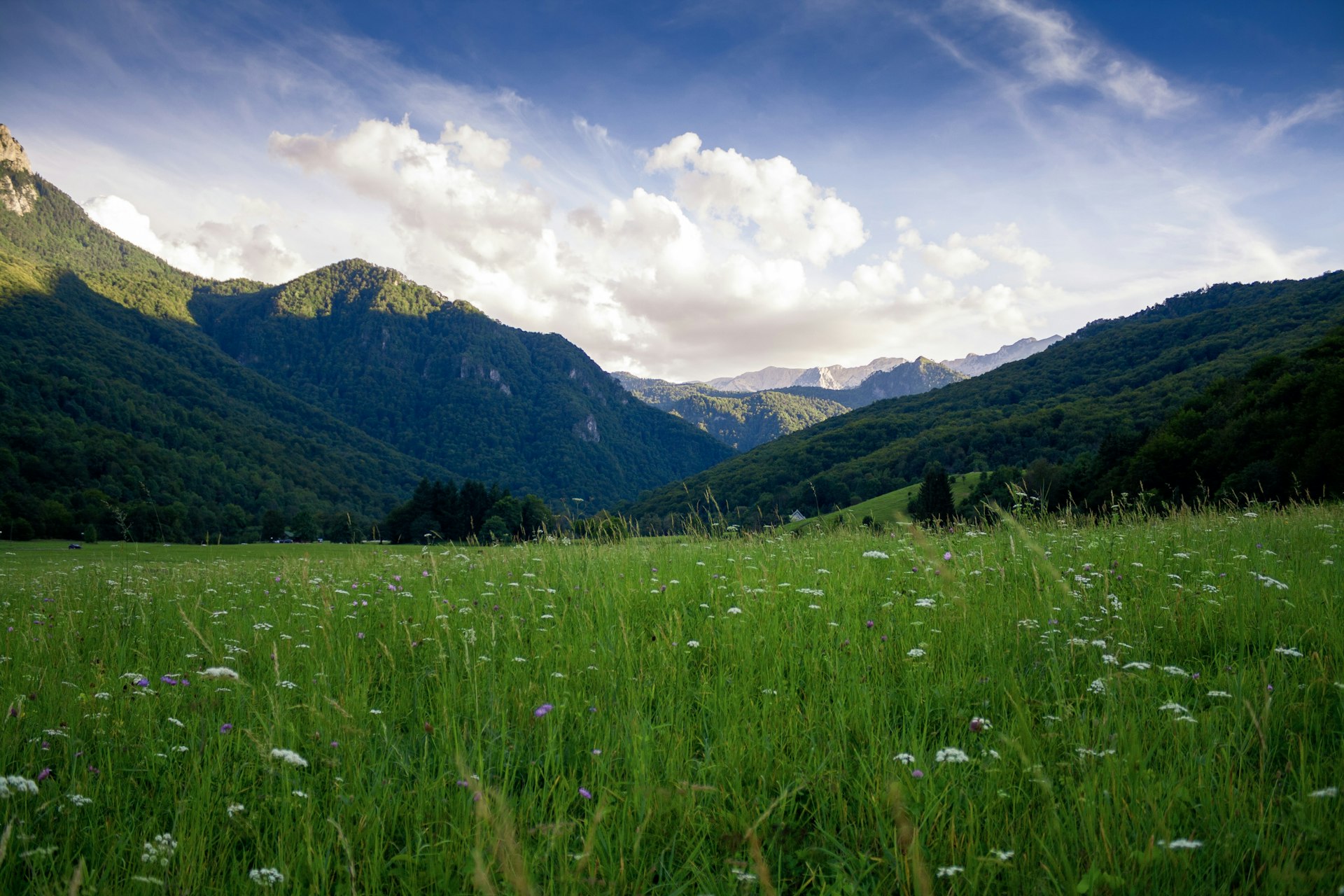 Mountain landscape in Sutjeska National Park
